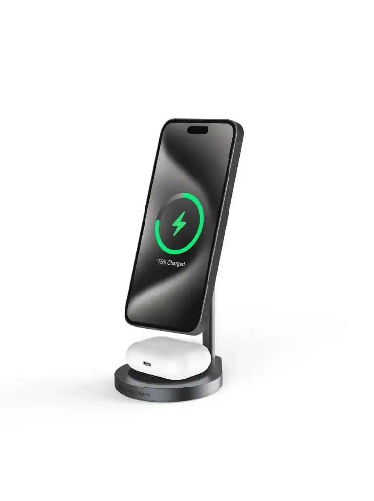 DailyObjects Max 2-In-1 Magnetic Wireless Charger (18W )