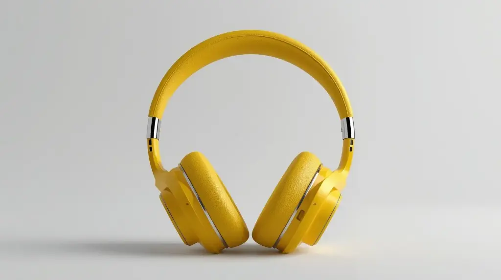 Bold Yellow Over-Ear Wireless Headphones