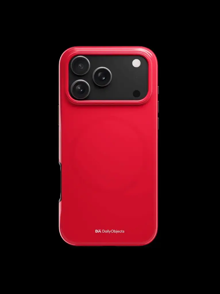 Red Enamel Bumper MagSafe iPhone 17 Pro Max Case